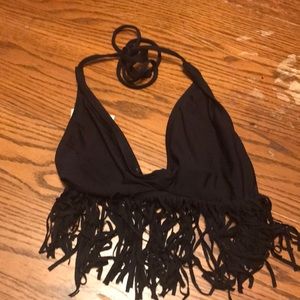Women’s Fringed Bikini Top